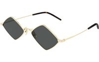 Occhiali da sole Saint Laurent SL 302 LISA004 GOLD GOLD GREY55 - SL 302 LISA004 GOLD GOLD GREY55